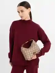 Бежевый сумка женская через плечо, сумка-багет