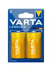 Желтый батарейка Varta LONGLIFE LR20 D BL2 Alkaline 1.5V (4120)