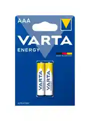 Белый батарейка Varta ENERGY LR03 AAA BL2 Alkaline 1.5V (4103)