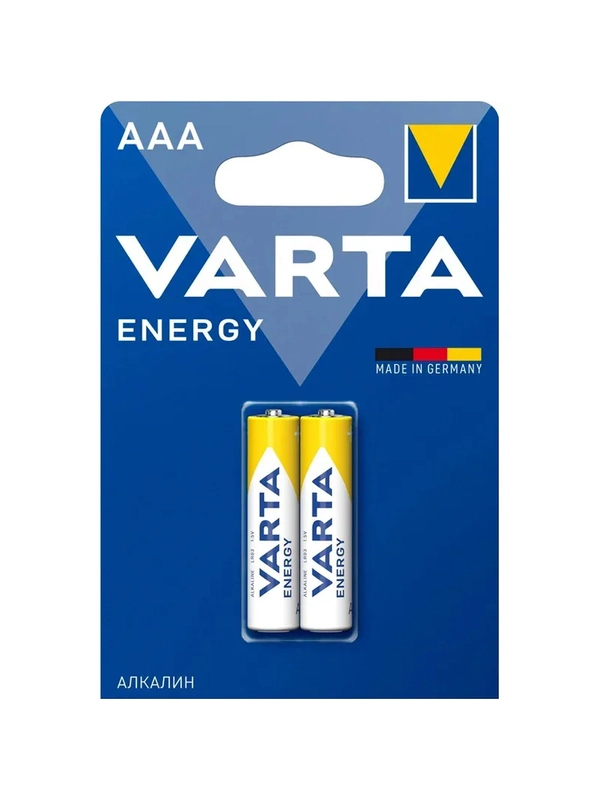 Батарейка Varta ENERGY LR03 AAA BL2 Alkaline 1.5V (4103)