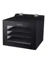 Черный сушилка для овощей и фруктов MARTA MT-FD1894A 4 поддона, 500Вт, ТАЙМЕР, LED-дисплей,черный