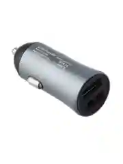 Серый автомобильное З/У GoPower GPC07U 2USB серый