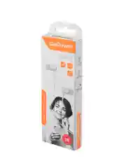 Белый наушники внутриканальные GoPower GPHP02 белый