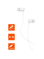 Наушники внутриканальные GoPower GPHP02 белый