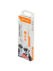 Белый кабель GoPower GP01M-2M USB (m)-microUSB (m) 2.0м 2.1A белый (1/200/800)