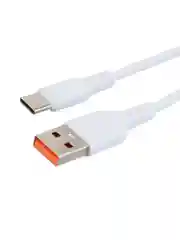 Белый кабель GoPower GP01T-2M USB (m)-Type-C (m) 2.0м 2.1A белый (1/200/800)