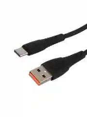 Черный кабель GoPower GP07T USB (m)-Type-C (m) 2.4A силикон черный (1/200/800)