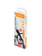 Черный кабель GoPower GP07T USB (m)-Type-C (m) 2.4A силикон черный (1/200/800)