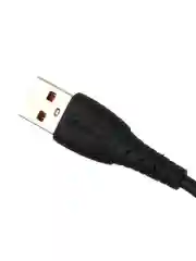 Черный кабель GoPower GP07M USB (m)-microUSB (m) 2.4A силикон черный (1/200/800)