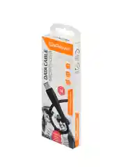 Черный кабель GoPower GP07M USB (m)-microUSB (m) 2.4A силикон черный (1/200/800)
