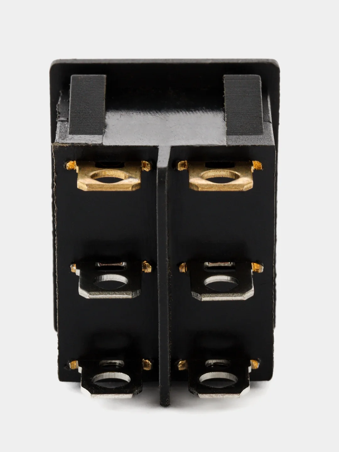 Переключатель KCD3-101N ON-OFF 15A 250V (6 контактов) красный ДВОЙНОЙ