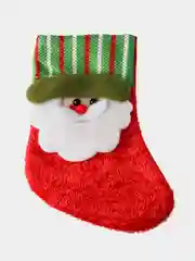 Красный новогодний носок для подарков 18*13 см / Новогодний декор / упаковка для подарка
