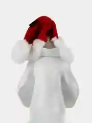 PUPPIA Колпак для собак новогодний "Santa", красный, S (Южная Корея)