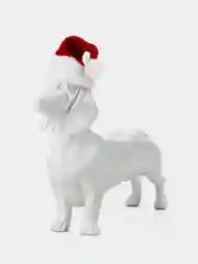 PUPPIA Колпак для собак новогодний "Santa", красный, S (Южная Корея)