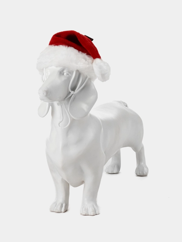 PUPPIA Колпак для собак новогодний "Santa", красный, M (Южная Корея)