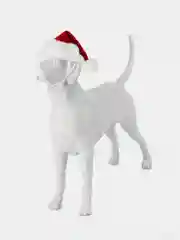 PUPPIA Колпак для собак новогодний "Santa", красный, L (Южная Корея)