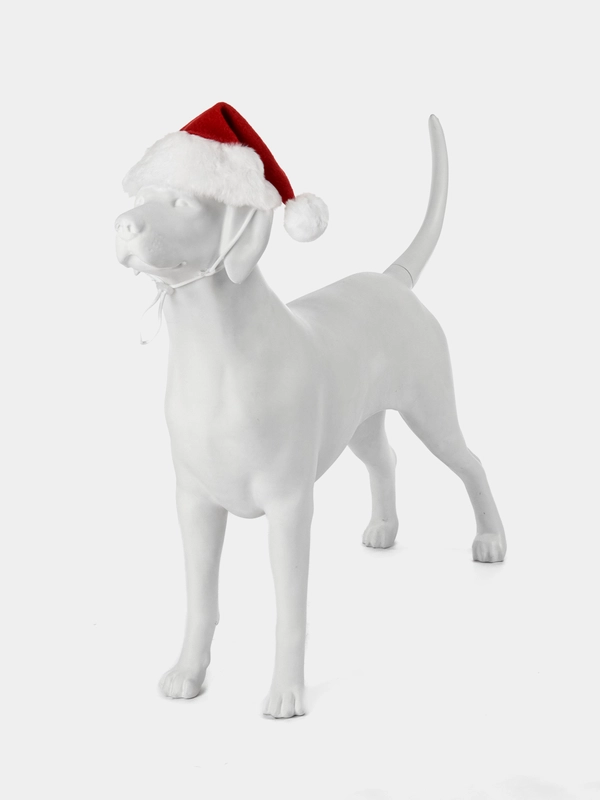 PUPPIA Колпак для собак новогодний "Santa", красный, L (Южная Корея)