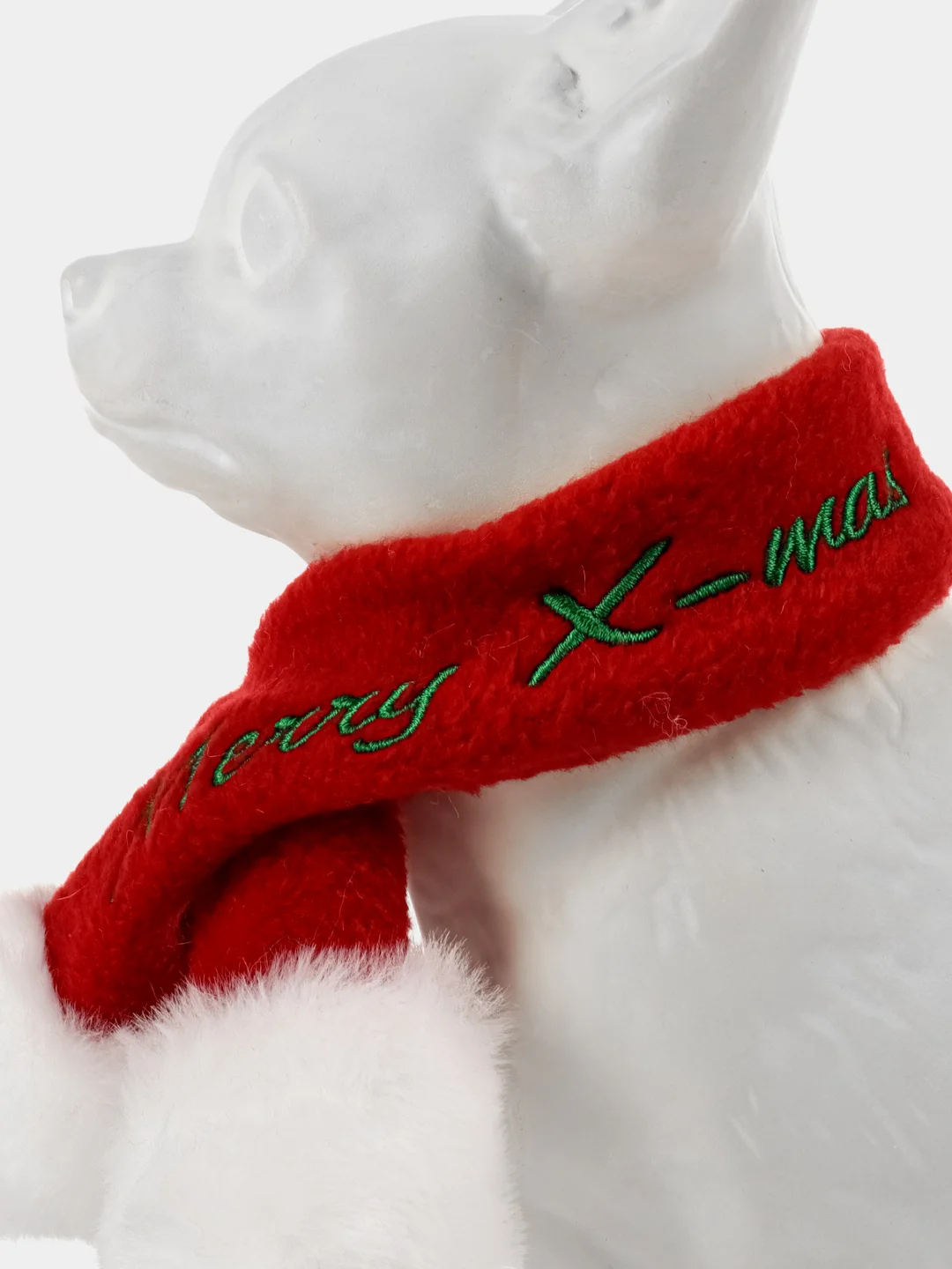 PUPPIA Шарфик для собак новогодний "Santa", красный, S (Южная Корея)