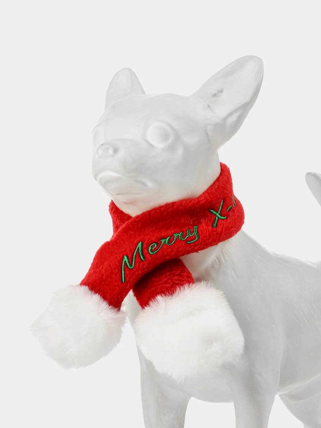 PUPPIA Шарфик для собак новогодний "Santa", красный, S (Южная Корея)
