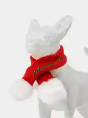 PUPPIA Шарфик для собак новогодний "Santa", красный, S (Южная Корея)