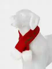 PUPPIA Шарфик для собак новогодний "Santa", красный, L (Южная Корея)