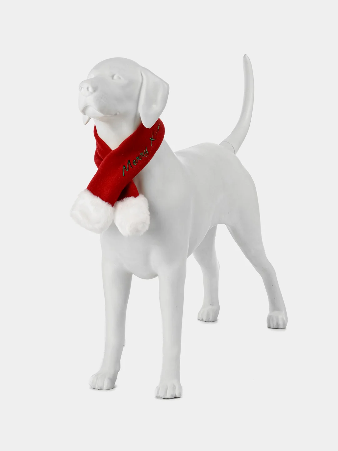 PUPPIA Шарфик для собак новогодний "Santa", красный, L (Южная Корея)
