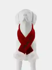 PUPPIA Шарфик для собак новогодний "Santa", красный, XL (Южная Корея)