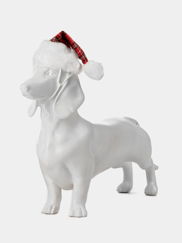 PUPPIA Колпак для собак новогодний "Santa", красная клетка, S (Южная Корея)