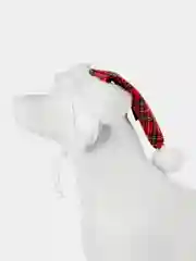 PUPPIA Колпак для собак новогодний "Santa", красная клетка, XL (Южная Корея)