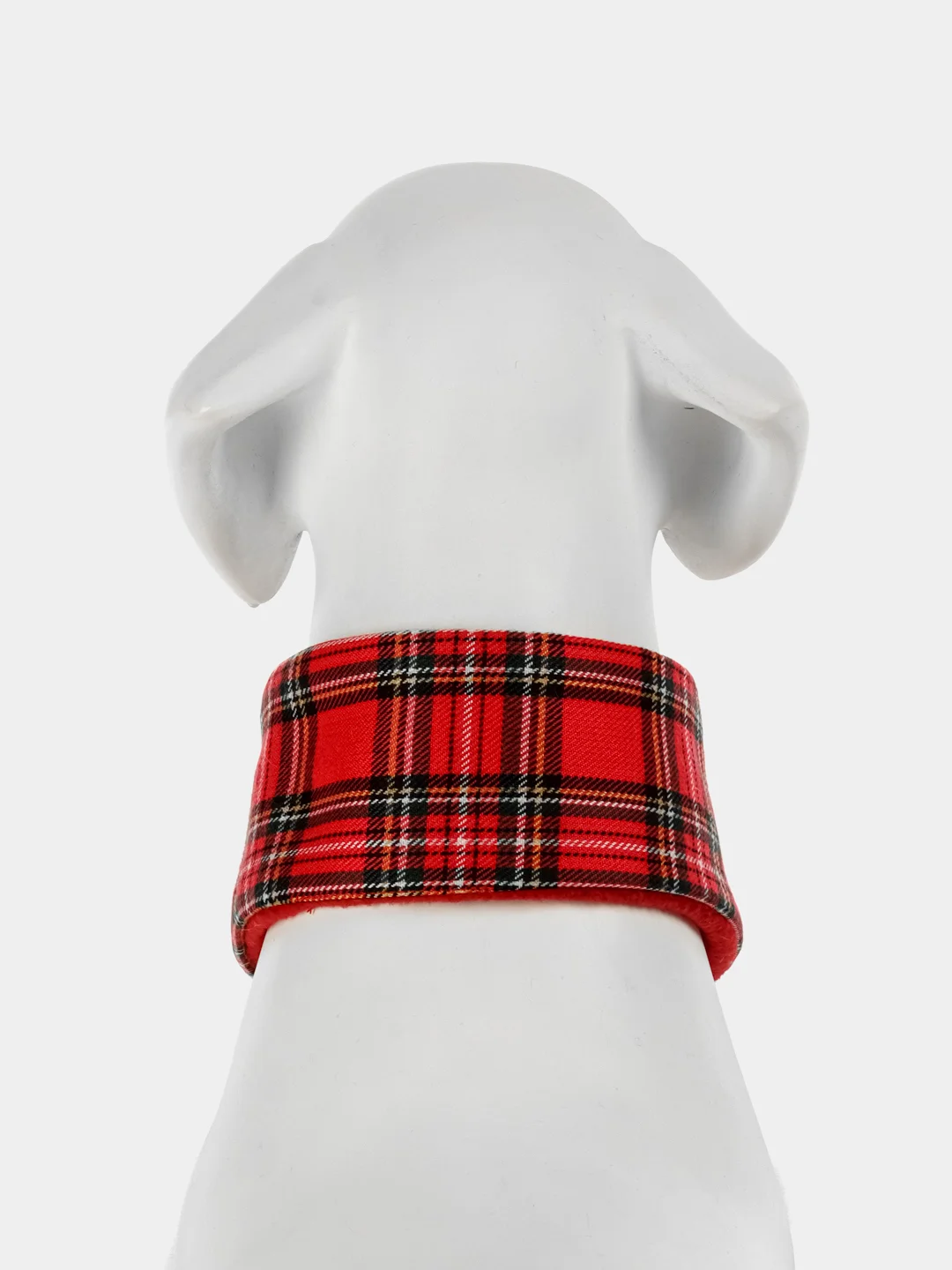 PUPPIA Шарфик для собак новогодний "Santa", красная клетка, XL (Южная Корея)