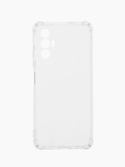 Чехол для Tecno Pova 3, с усиленными углами, прозрачный
