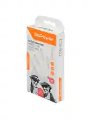 Белый кабель GoPower GP05-3-1 USB (m)-2хType-C/Lightning/microUSB (m) белый (1/200/800)