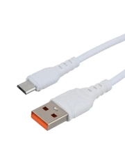 Кабель GoPower GP06M USB (m)-microUSB (m) 1.0м 2.4A ПВХ белый (1/200/800)