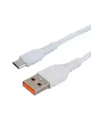 Белый кабель GoPower GP06M USB (m)-microUSB (m) 1.0м 2.4A ПВХ белый (1/200/800)