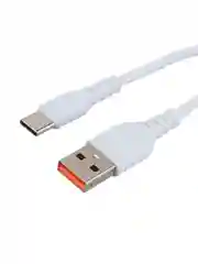 Белый кабель GoPower GP06T USB (m)-Type-C (m) 1.0м 2.4A ПВХ белый (1/200/800)