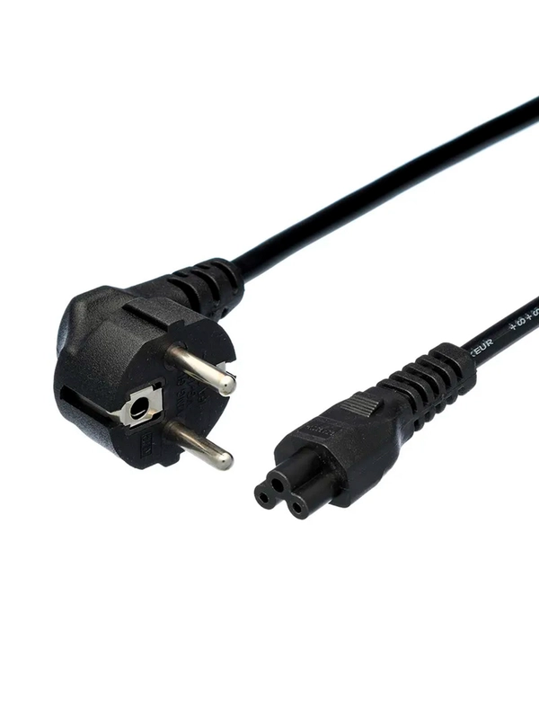 Кабель питания GoPower евровилка CEE 7/7-IEC 320 C5 1.8м ПВХ 0.75мм черный (1/10/160)