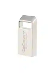 Серый флеш-накопитель GoPower MINI 32GB USB2.0 металл серебряный (1/50/1000)