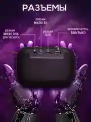Черный беспроводная портативная колонка Bluetooth,музыкальная