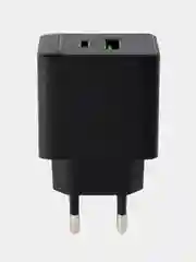Черный сетевое зарядное устройство BOROFONE BAS14A (PD20W+QC3.0) + кабель для iPhone и Android