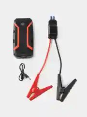 Черный пусковое зарядное устройство для автомобиля, Jump Starter, бустер ПЗУ пускач