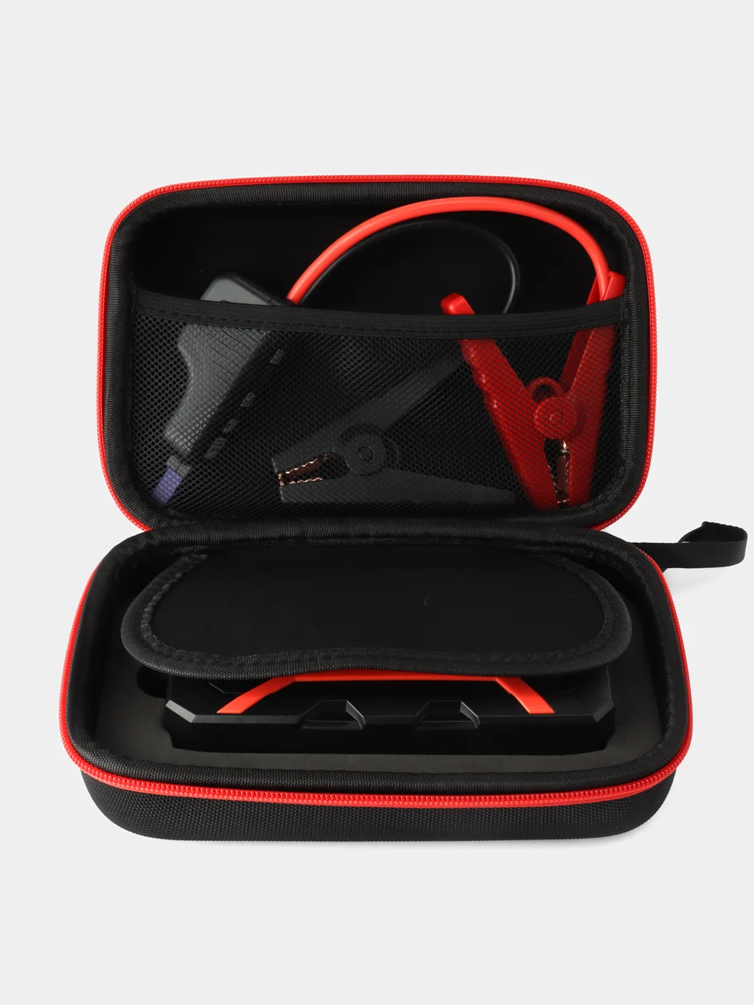 Черный пусковое зарядное устройство для автомобиля, Jump Starter, бустер ПЗУ пускач