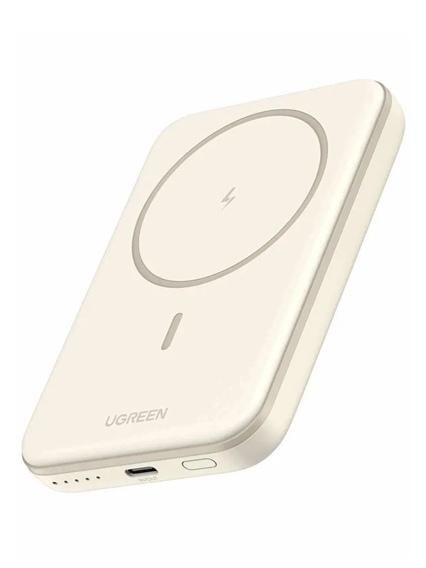 Внешний аккумулятор магнитный UGREEN PB560 5000mAh Magnetic Wireless Power Bank 15W