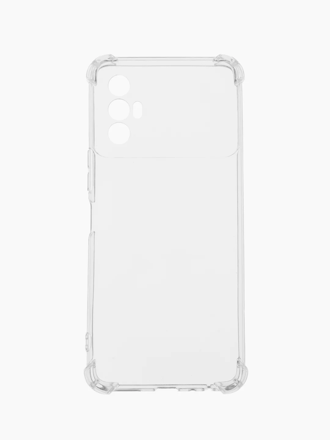 Чехол для Tecno Spark 8 Pro, с усиленными углами, силиконовый, прозрачный
