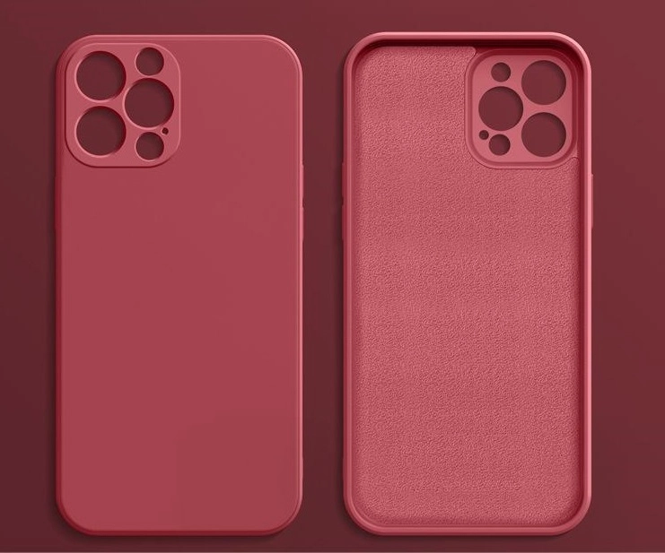 Чехол iPhone 16, 16 Pro, 16 ProMax силиконовый с мягким подкладом