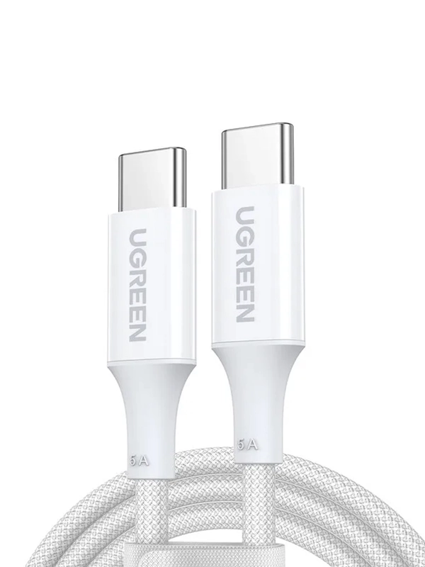 Кабель UGREEN US557 (15268) USB-C to USB-C PD Fast Charging Silicone Braided Cable.