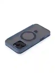 Синий чехол-книжка MagSafe для iPhone 16, Pro, Max из экокожи BROSCORP, пластиковый с силиконом