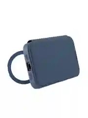 Синий чехол-книжка MagSafe для iPhone 16, Pro, Max из экокожи BROSCORP, пластиковый с силиконом