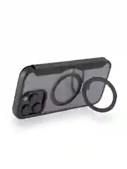 Черный чехол-книжка MagSafe для iPhone 16, Pro, Max из экокожи BROSCORP, пластиковый с силиконом