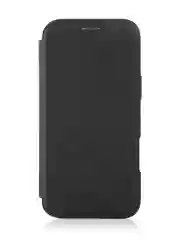 Черный чехол-книжка MagSafe для iPhone 16, Pro, Max из экокожи BROSCORP, пластиковый с силиконом