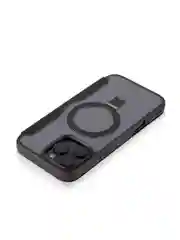 Черный чехол-книжка MagSafe для iPhone 16, Pro, Max из экокожи BROSCORP, пластиковый с силиконом